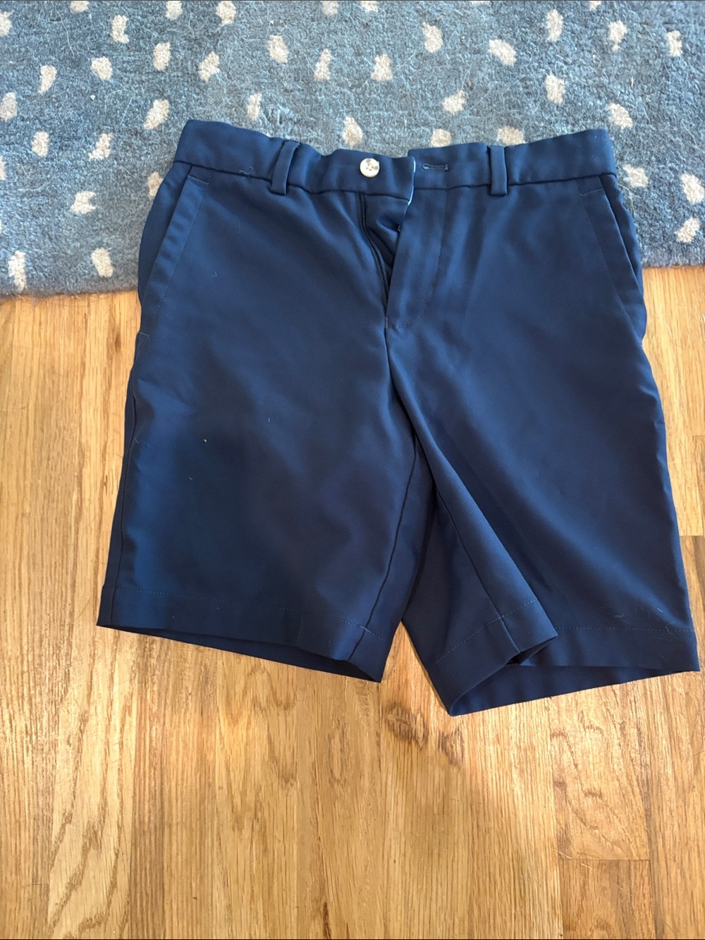 Peter Millar Navy Kids Performance Shorts